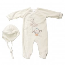 Комбінезон велюровий з шапочкою Піпо, р. 68