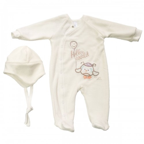 Комбінезон велюровий з шапочкою Міа, р. 62 (ELFIKI)