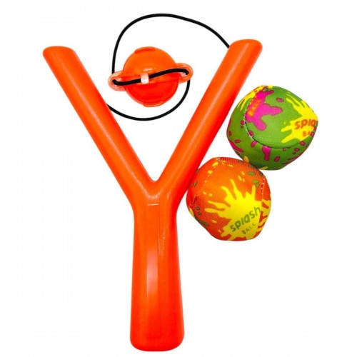 Пластиковая рогатка, мягкие мячики (Оранжевая) (YUE GUAN)