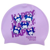 Шапочка для плавания силиконовая, в пакете 