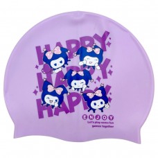 Шапочка для плавания силиконовая, в пакете 