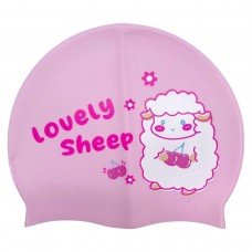 Шапочка для плавания силиконовая, в пакете 