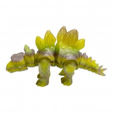 Игрушка подвижная 3D Динозавр 18 см, Стегозавр (Прозрачно-ЗЕЛЕНЫЙ)