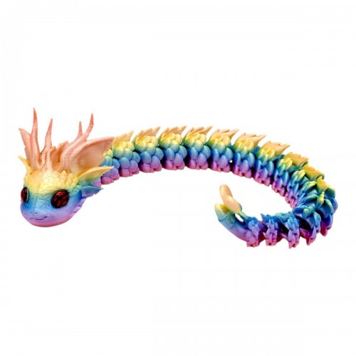 Игрушка подвижная 3D Королевский Дракон 32см (Радужный) (MiC)