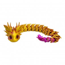 Іграшка рухлива 3D Королівський Дракон 32см (ПУРПУРНИЙ)