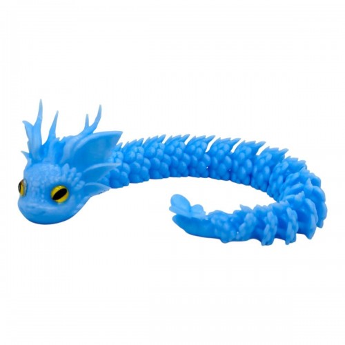 Игрушка подвижная 3D Королевский Дракон 32см (ГОЛУБОЙ) (MiC)