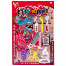 Врач набор медицинский на планшетке, (КРАСНЫЙ)