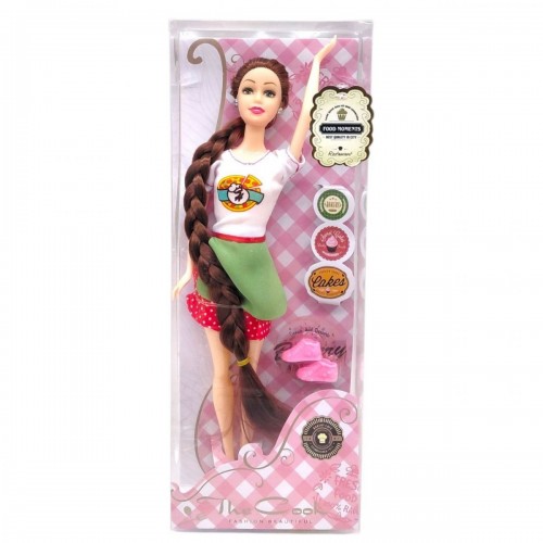 Кукла серии "Food Moments" (ШАТЕНКА ВИД 1) (MiC)
