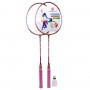 Бадминтон 65 см, в сумке с воланом (РОЗОВЫЙ) (MiC)