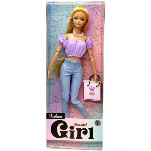 Кукла "Beautiful Girl" 29см (СИРЕНЕВАЯ) (MiC)