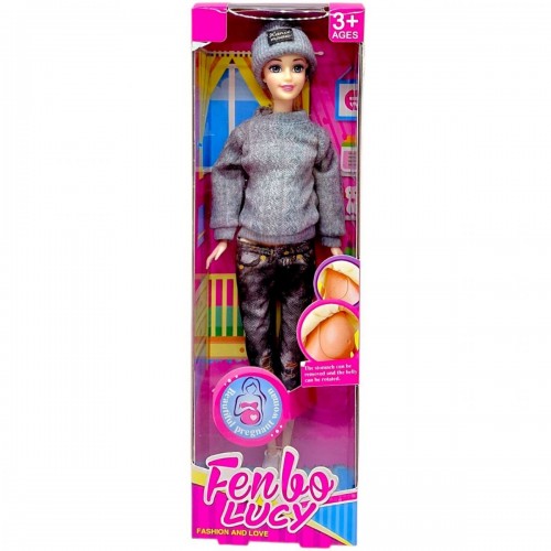 Лялька вагітна "Fenbo Lucy" 29 см (СІРА) (MiC)