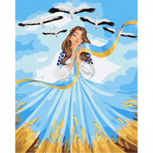 Картина по номерам "Все будет Украина" 40х50 см (Ідейка)