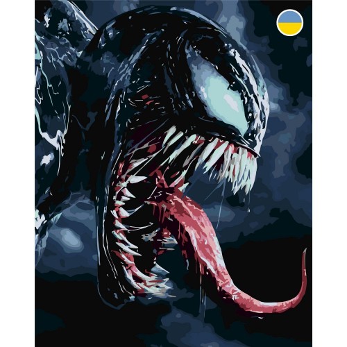 Картина по номерах "Марвел: Веном" 40x50 см (Origami)