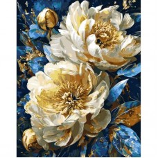 Картина по номерам с красками металлик 