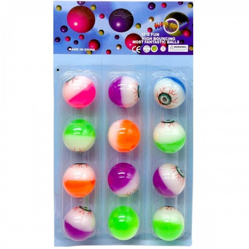 Мячик прыгунец 4,5 см (12шт на листе) (MiC)