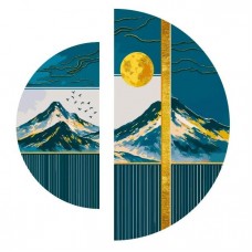 Картина по номерам с красками металлик 