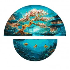 Картина по номерам с красками металлик 