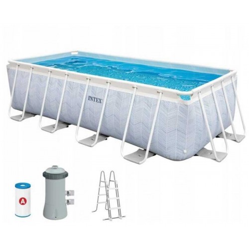 Intex Бассейн каркасный (400 x 200 x 100 см, объем 6836 л), в коробке (Intex)