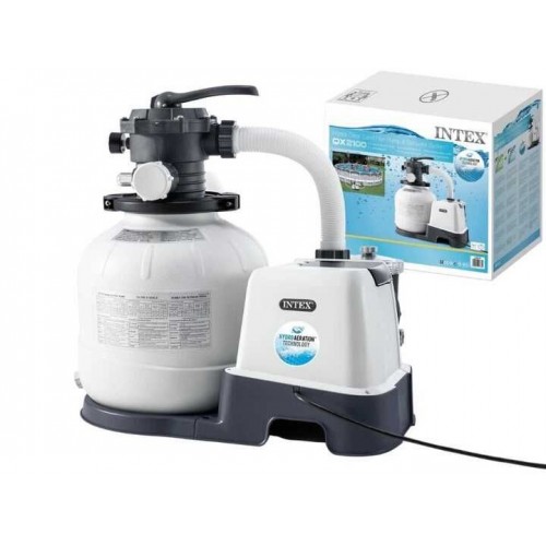 Intex Песочный фильтр-насос (ECO15220-2/QX2100), 7 900 л/ч – хлор 7 г/ч, 35 кг (Intex)