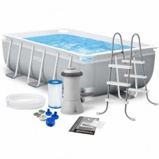 Intex Бассейн каркасный (300х175х80см, 3539л, фильтр-насос, лестница)