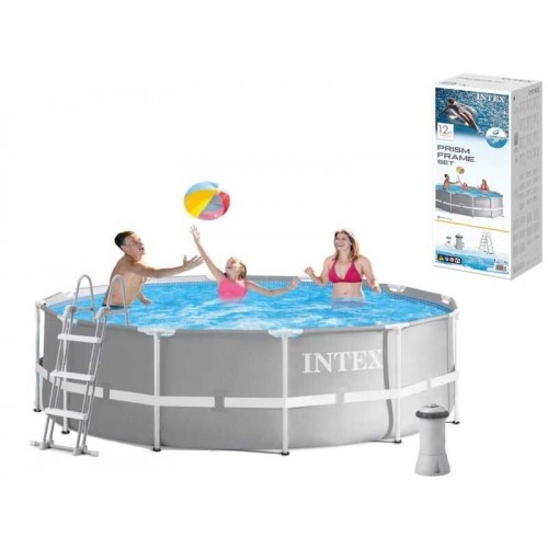 Intex Бассейн каркасный (объем: 8592л (90), размер: 366смх99см., лестница, насос-фильтр (2006 л/ч, стремянка), в коробке (Intex)