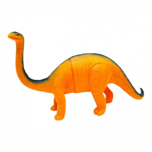 Гумовий динозавр "Dino World" (ПОМАРАНЧЕВИЙ) (MiC)
