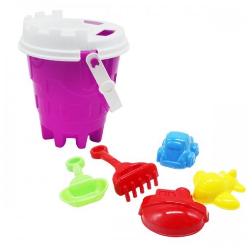 Песочный набор, розовый (Bamsic)