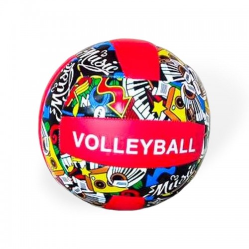 Мяч волейбольный "Music" PU (КРАСНЫЙ) (МІС)