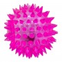Мяч-ежик резиновый со светом (Розовый) (MiC)