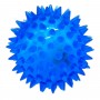 Мяч-ежик резиновый со светом (Синий) (MiC)