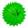 Мяч-ежик резиновый со светом (Зеленый) (MiC)