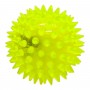 Мяч-ежик резиновый со светом (Желтый) (MiC)