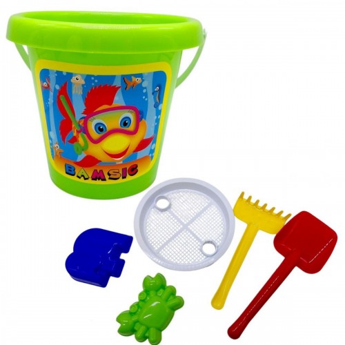 Відро "Класико-2" з набором, складається з двох частин (ЗЕЛЕНЕ) (Бамсик)