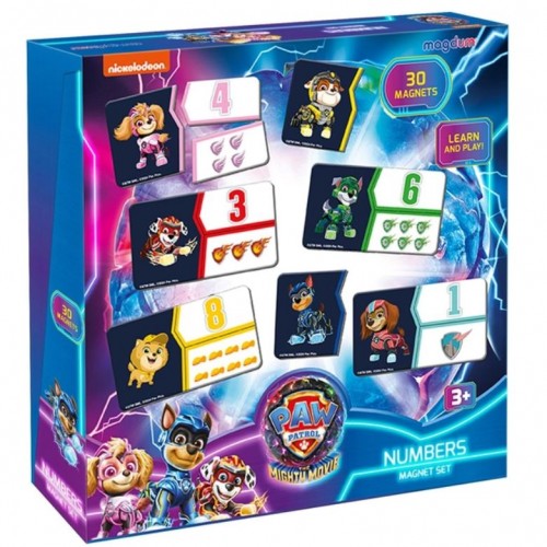 Набір магнітів "Paw Patrol: Цифри" (28 шт) (Magdum)