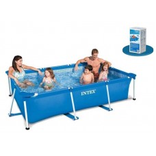 Intex Бассейн каркас прямокутний, 6+років, об'єм води:2300л, розмір:260х160х65см