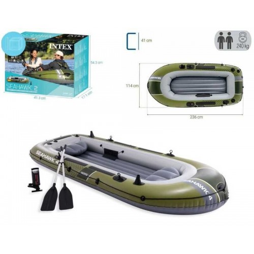 Intex Човен SEAHAWK 2, 236x114x41см, 2-х містний (Intex)