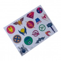 Тату-перебивки, временные,Супергерои