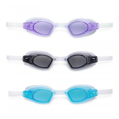 Intex Окуляри для плавання, Спорт гіпоалергенний полівініл, захищають від УФ-променів, 3 кольори, / 8 + / (Intex)