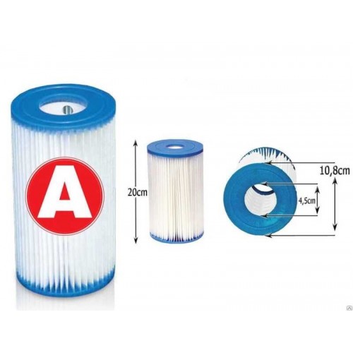 Intex Змінний картридж для фільтр насосу тип А, 20х10,9см (Intex)
