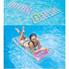 Intex Матрас винил 2 цвета, размером 188х71см, вес: 1 кг