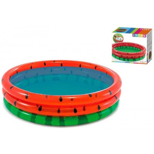 Intex Басейн Кавун (6) 3 кільця, від 2 років, діаметр 168см, висота 38см, 581л. (Intex)