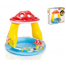 Intex Басейн Гриб (6) з навісом, розміром 102х89 см., 45л, від 1 до 3 років