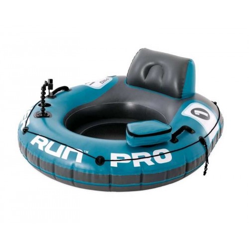 Intex Коло-плюшка з підголовником, тримачем для телефону, 140х132см (Intex)