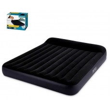 Intex Велюр Кровать с подголовником, размер 183x203x25 см