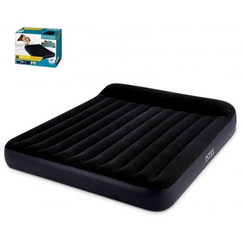 Intex Велюр Ліжко з підголовником, розмір 183x203x25 см (Intex)