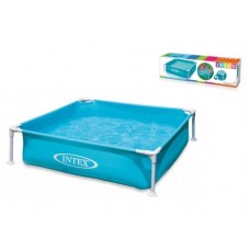 Intex Басейн каркасний розміром 122х122х30 см, об'єм: 337л, вага: 4,9 кг, від 3 років