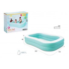 Intex Басейн Aqua Swim Center (3) розміром 229х147х46см., Обсяг: 600л, від 3 років