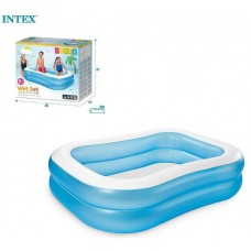 Intex Басейн надувний «Сімейний» 203х152х48 см, об`єм=540л, від 3 років, вага 4 кг