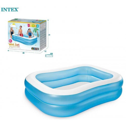 Intex Басейн надувний «Сімейний» 203х152х48 см, об`єм=540л, від 3 років, вага 4 кг (Intex)