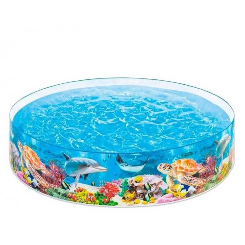Intex Басейн Океанський риф (4) розмір 244х46см, 2089л, від 3-х років (Intex)